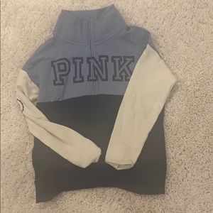 PINK quarter zip sweatshirt